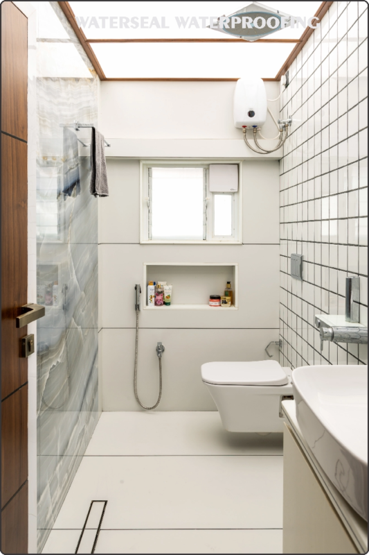वॉटरप्रूफिंग के साथ बाथरूम नवीनीकरण 2 Bathroom Renovation with Waterproofing