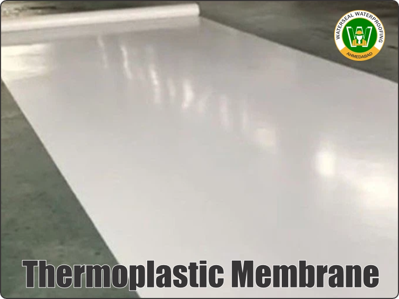 Thermoplastic-Membrane Waterproofing Method