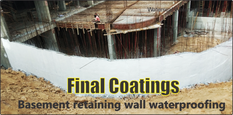 basement retaining wall waterproofing - Final Coatings